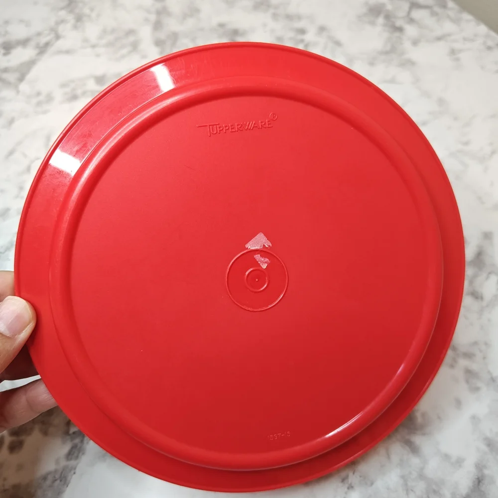 Vintage Tupperware Jello Mold Red